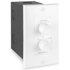 Seletor de Colunas p/ Encastrar A/B Botões Giratórios 2 Vias (PDWS3) - Power Dynamics