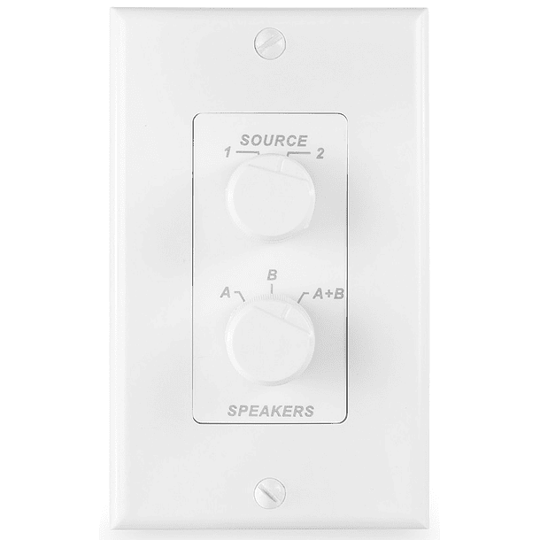 Seletor de Colunas p/ Encastrar A/B Botões Giratórios 2 Vias (PDWS3) - Power Dynamics 3