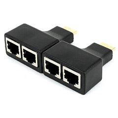 Extensor HDMI via UTP CAT5E/6 RJ45 até 30 mts