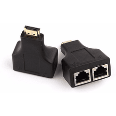 Extensor HDMI via UTP CAT5E/6 RJ45 até 30 mts