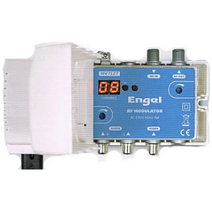 Modulador Áudio/Vídeo UHF/VHF Stéreo com Display - ENGEL