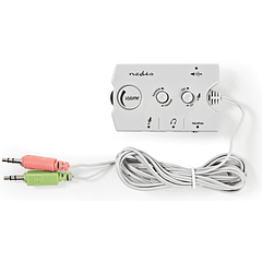 Comutador de Áudio Analógico p/ PC - NEDIS