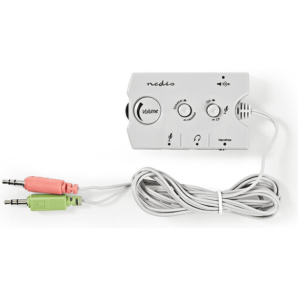 Comutador de Áudio Analógico p/ PC - NEDIS 