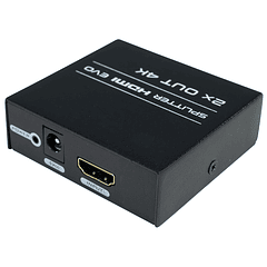 Distribuidor de Sinal HDMI 4K V1.4 (1 Entrada / 2 Saidas)