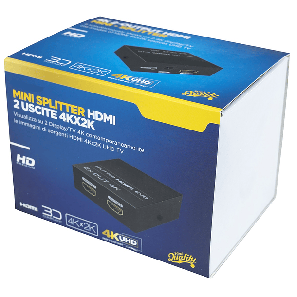 Distribuidor de Sinal HDMI 4K V1.4 (1 Entrada / 2 Saidas) 3