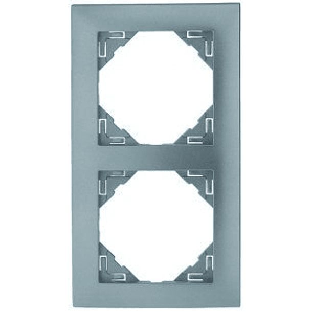 Espelho Duplo Série LOGUS90 (Cinza) - EFAPEL 