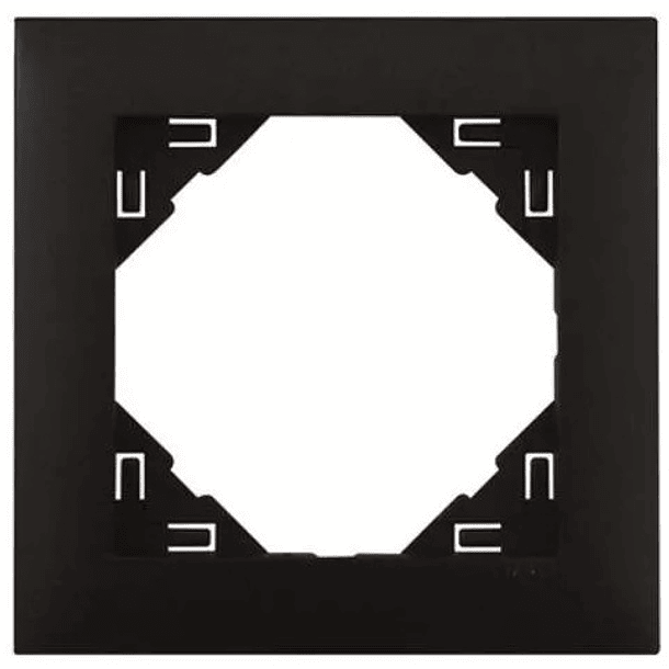 Espelho Simples Série LOGUS90 (Preto Mate) - EFAPEL 