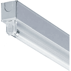 Armadura p/ Lampada Fluorescente T8 1,20 mts 36W c/ Balastro