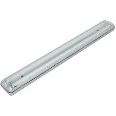 Armadura Estanque (IP65) p/ 2x Lampadas Tubulares LED T8 1,50 mts
