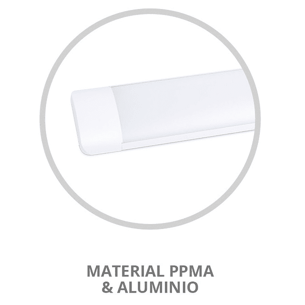 Armadura LED 25W 220V Branco 4000K IP20 2000Lm (60cm) - GSC 3