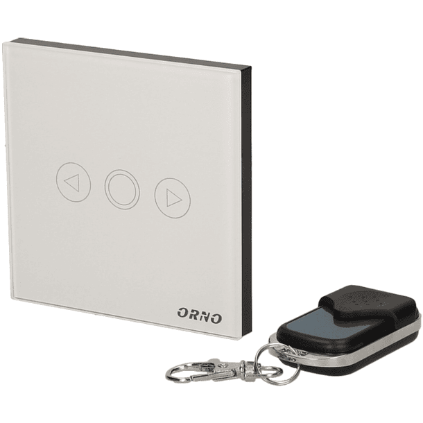 Interruptor Parede Dimmer de Toque c/ Comando s/ Fios - ORNO 1
