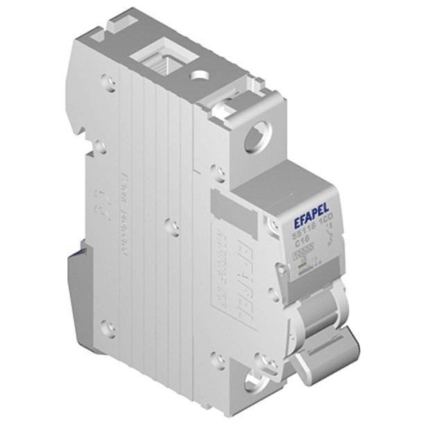Disjuntor MT - 1P - 4,5kA - C - 6A Série MODUS55 - EFAPEL 