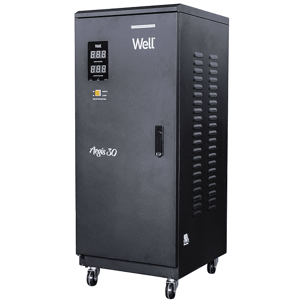 Estabilizador Automático de Tensão Monofásico 30KVA c/ Servo Motor - WELL 