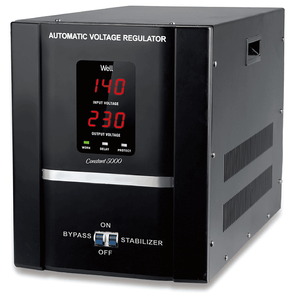 Estabilizador Automático Tensão Constant 5000VA c/ Servo Motor - WELL 1