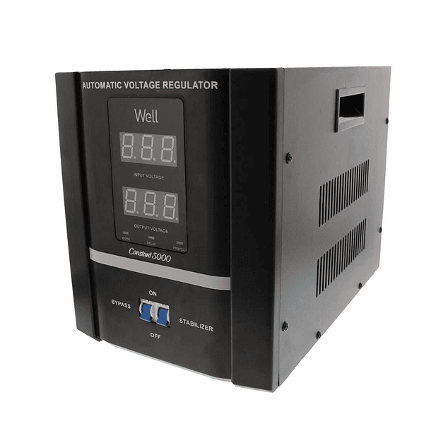 Estabilizador Automático Tensão Constant 5000VA c/ Servo Motor - WELL 2