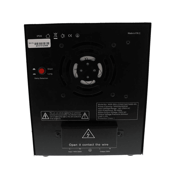 Estabilizador Automático Tensão Constant 5000VA c/ Servo Motor - WELL 4