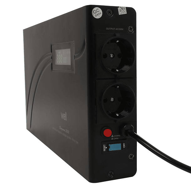 Estabilizador Automático de Tensão 2000VA/1200W - WELL 3