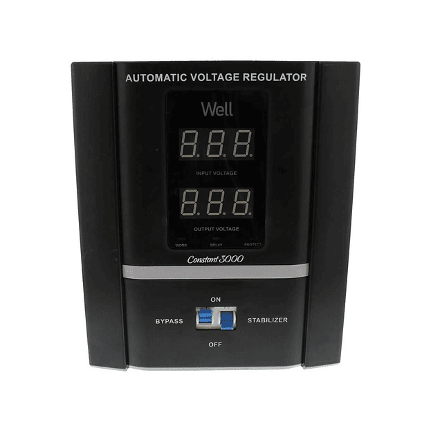 Estabilizador Automático Tensão Constant 3000VA c/ Servo Motor - WELL 3