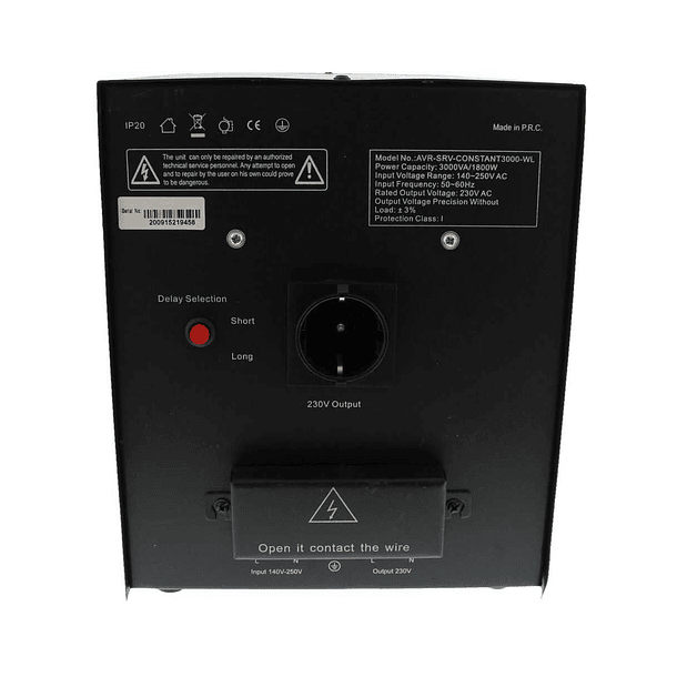 Estabilizador Automático Tensão Constant 3000VA c/ Servo Motor - WELL 4