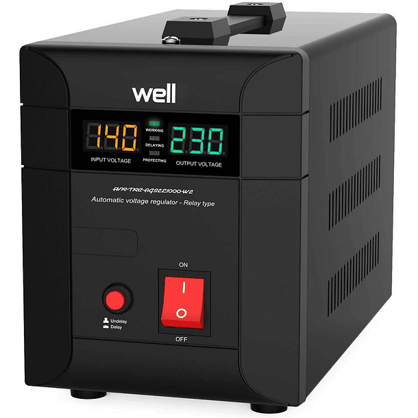 Estabilizador Automático Tensão 1000VA/700W - WELL 