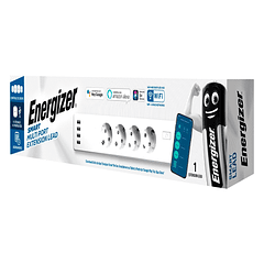 Extensão Smart Multiport Quadrupla (4x Tomadas + 4x USB) - ENERGIZER