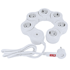 Extensão Sextupla c/ Interruptor tipo Serpente Articulável (1,5 mts) - GSC 2