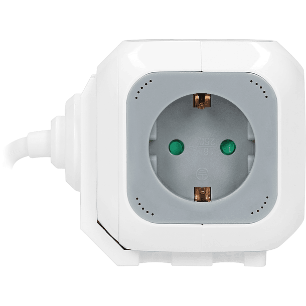 Extensão Quadrupla c/ 2x USB Cinza (1,4 mts) - ORNO 3