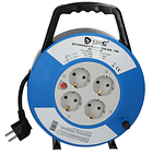 Extensão 4 Tomadas c/ Enrolador (3x 1,5 mm2) - 10 mts 1