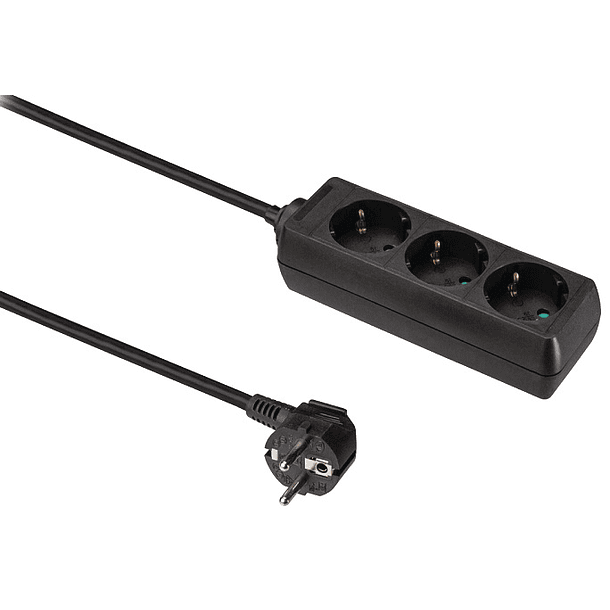 Extensão Tripla (3 mts) - Preto 1