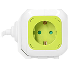 Extensão Quadrupla c/ 2x USB Verde (1,4 mts) - ORNO 3