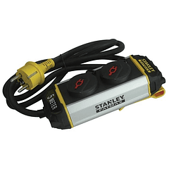 Extensão Dupla IP44 c/ Tampas Protecção + Suporte (1,5 mts) - STANLEY