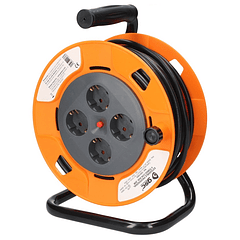 Extensão 4 Tomadas c/ Enrolador (3x 1,5 mm2) - 25 mts