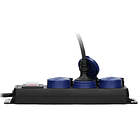 Extensão Tripla 3x 1,5mm c/ Protecção de Mola IP44 (3 mts) - ORNO 3