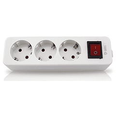 Tomada Tripla c/ Interruptor s/ Fio 16A - GSC