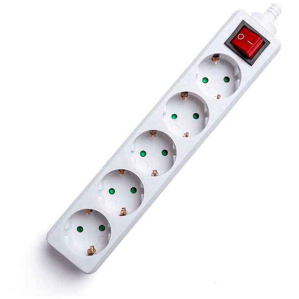 Tomada Quintupla c/ Interruptor + Terra 1