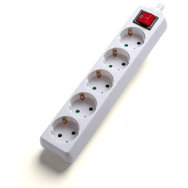 Tomada Quintupla c/ Interruptor + Terra 2