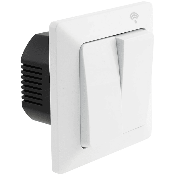 Interruptor Duplo Inteligente s/ Fios Wi-Fi 220V 10A 2000W - MILOS 