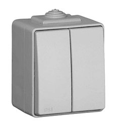 Comutador de Lustre Cinz. 16A 250V Série Estanque48 - EFAPEL