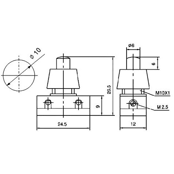 Tic Tac (ON-OFF) 250V/1A 2