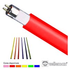 Filtro PVC p/ Lâmpada Fluorescente T9-36/40W - Vermelho