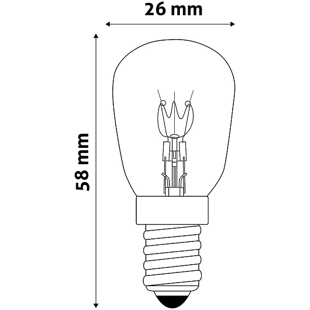 Lampada E14 220V 25W - GSC 2