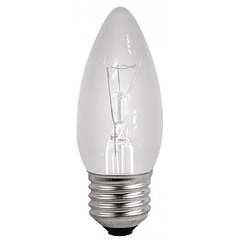 Lampada Incandescente Lisa t/ Vela E27 60W