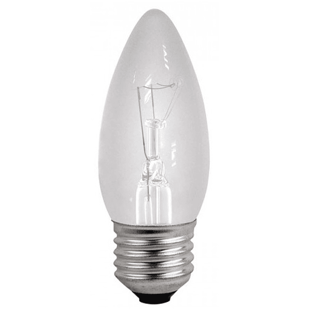 Lampada Incandescente Lisa t/ Vela E27 40W