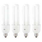 Pack 4x Lampadas Economizadoras E14 220V 2U 15W Branco Q. 3000K 825Lm 1