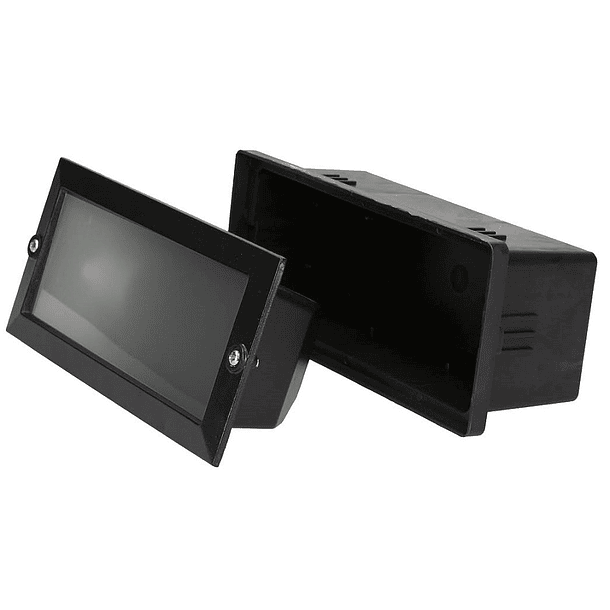 Projector Muro Befale E27 IP54 p/ Encastrar (Preto) - GSC 4