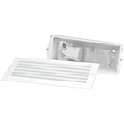 Projector Muro Befale c/ Grelha E27 IP54 p/ Encastrar (Branco) - GSC 4