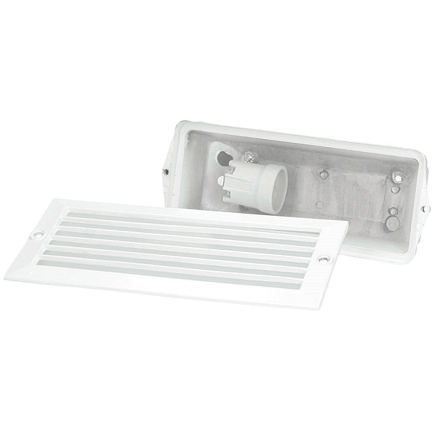 Projector Muro Befale c/ Grelha E27 IP54 p/ Encastrar (Branco) - GSC 4