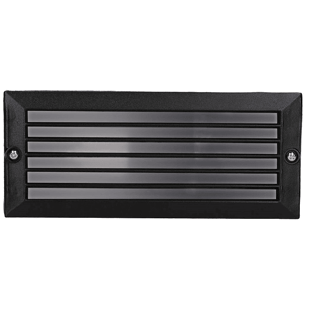 Projector Muro Befale c/ Grelha E27 IP54 p/ Encastrar (Preto) - GSC 2