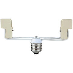 Suporte Adaptador Lampada E27 -> R7s (118mm)