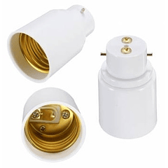 Suporte Adaptador Lampada Baioneta B22 -> E27